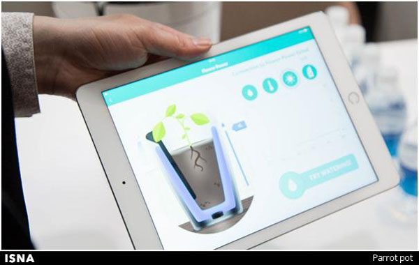 گلدانی که به گیاهان آب هم می‌ دهد! (+عکس)