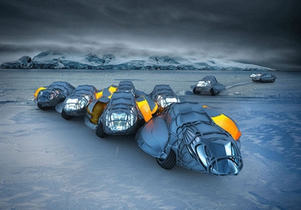 زیستگاه سیار قطب جنوب+تصاویر