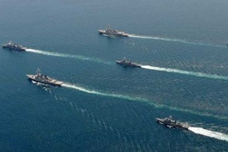 آغاز نهمین رزمایش مشترک پیامبر اعظم (ص) در تنگه هرمز