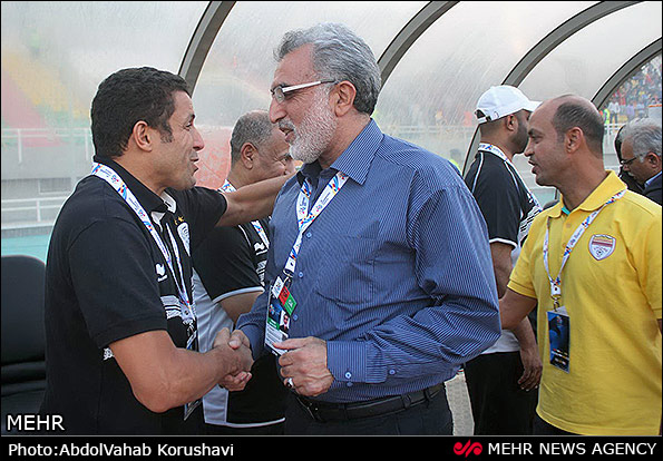 دیدار تیم های فوتبال فولاد خوزستان و السد قطر (عکس)