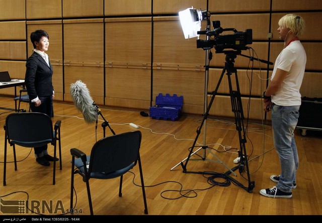 حاشیه هایی از مرکز رسانه در وین (عکس)