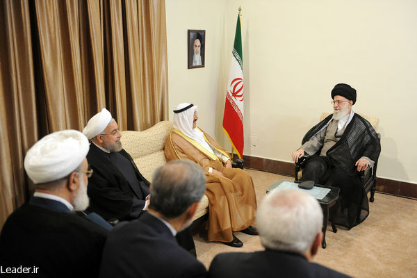 دیدار امیر کویت با رهبر انقلاب