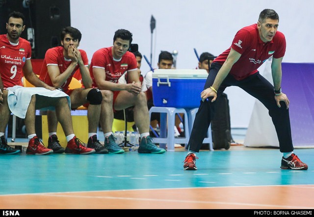 دیدار تیم‌های ملی والیبال ایران و برزیل (عکس)