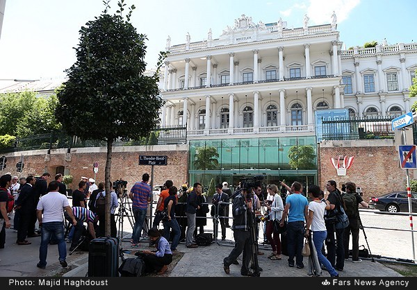 نشست خبری ظریف - وین (عکس)