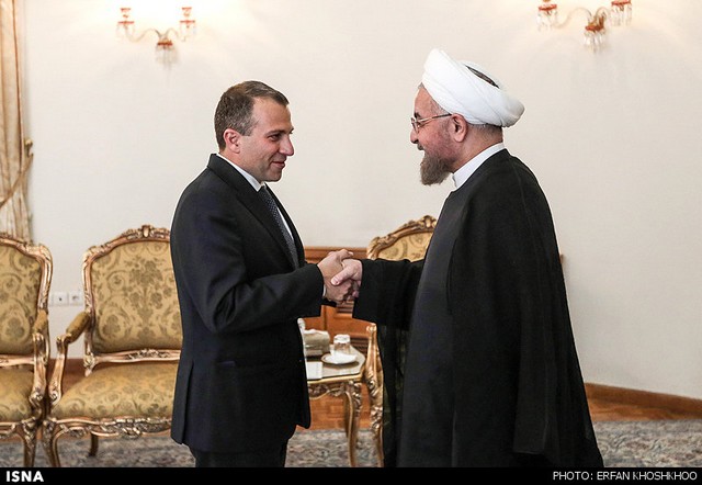 دیدار وزرای خارجه ونزوئلا ولبنان باروحانی (عکس)