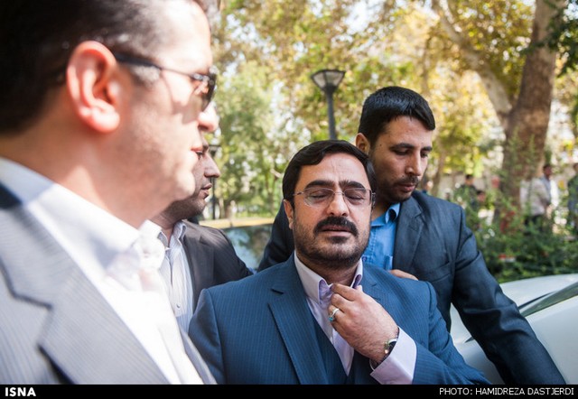 حضور سعید مرتضوی در دادسرا (عکس)