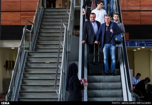 ورود کی روش به ایران برای امضای قرارداد (عکس)