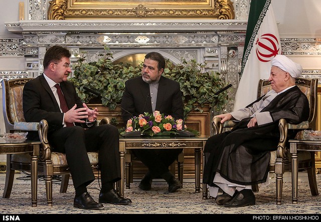 دیدار وزیر خارجه اسلواکی با هاشمی (عکس)