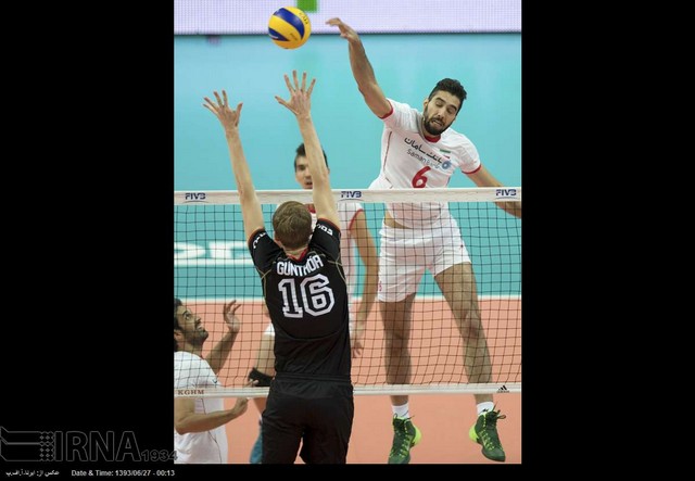 والیبال قهرمانی جهان/ ایران - آلمان (عکس)