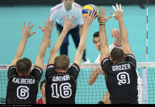 والیبال قهرمانی جهان/ ایران - آلمان (عکس)