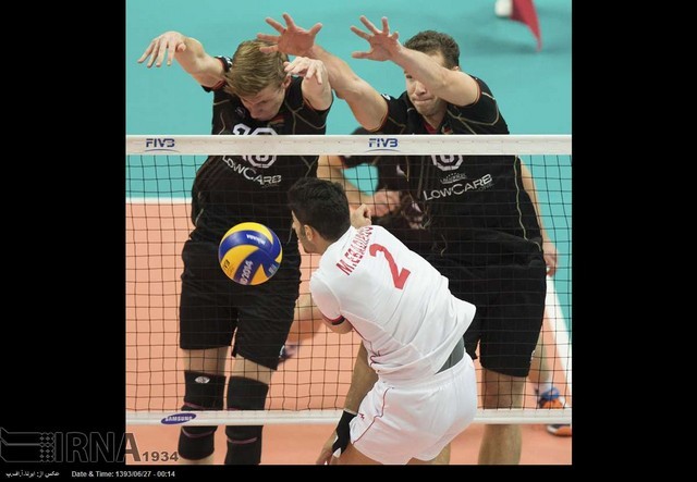 والیبال قهرمانی جهان/ ایران - آلمان (عکس)