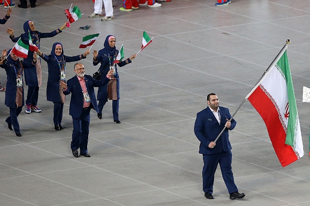 ایران در افتتاحیه اینچئون (عکس)