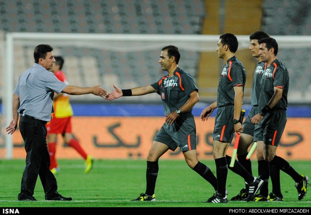 بازی فوتبال استقلال و فولاد خوزستان (عکس)