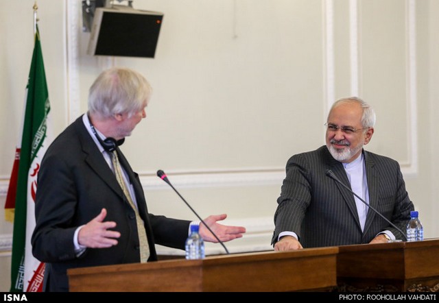 دیدار وزیر خارجه فنلاند با ظریف (عکس)