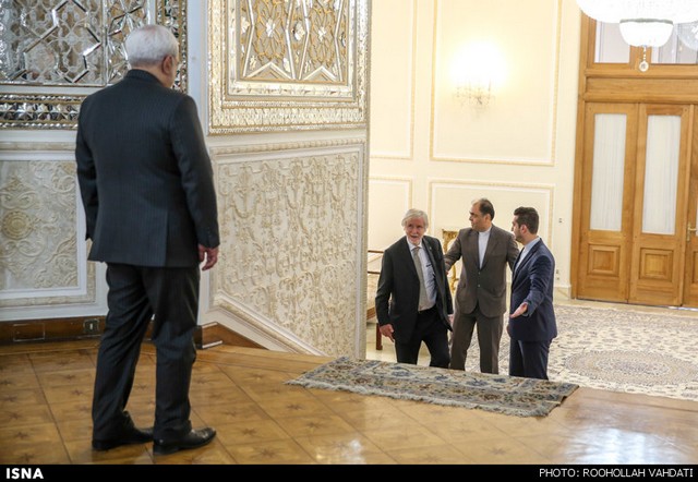 دیدار وزیر خارجه فنلاند با ظریف (عکس)