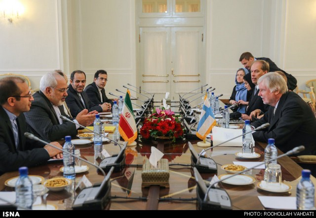 دیدار وزیر خارجه فنلاند با ظریف (عکس)