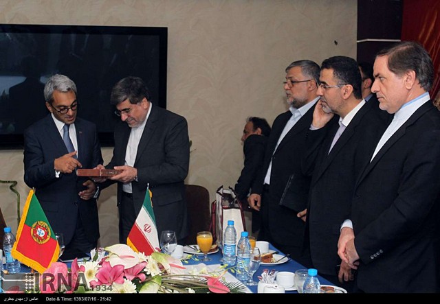 دیدار وزیران فرهنگ ایران و پرتغال (عکس)