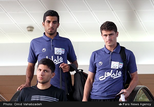 بازگشت تیم ملی فوتبال از اردوی پرتغال (عکس)
