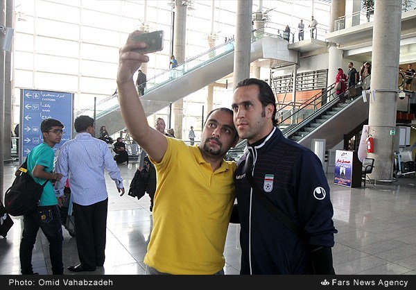 بازگشت تیم ملی فوتبال از اردوی پرتغال (عکس)