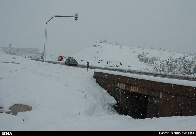 بارش برف در آذربایجان شرقی (عکس)