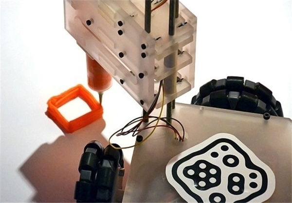 رباتی که قادر به چاپ سه بُعدی اشیاء است+تصاویر