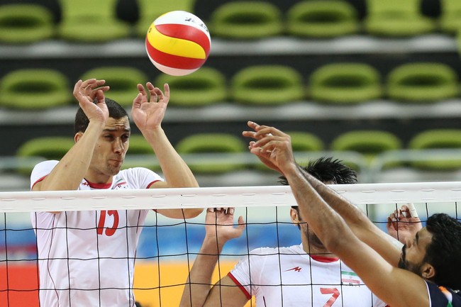 والیبال ایران - هند (گزارش تصویری)