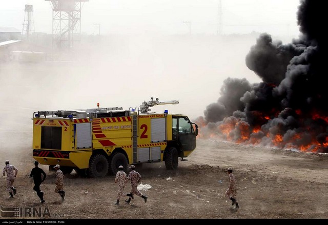 مانور طرح اضطراری فرودگاه - مشهد (عکس)