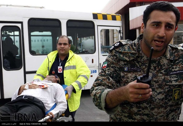 مانور طرح اضطراری فرودگاه - مشهد (عکس)