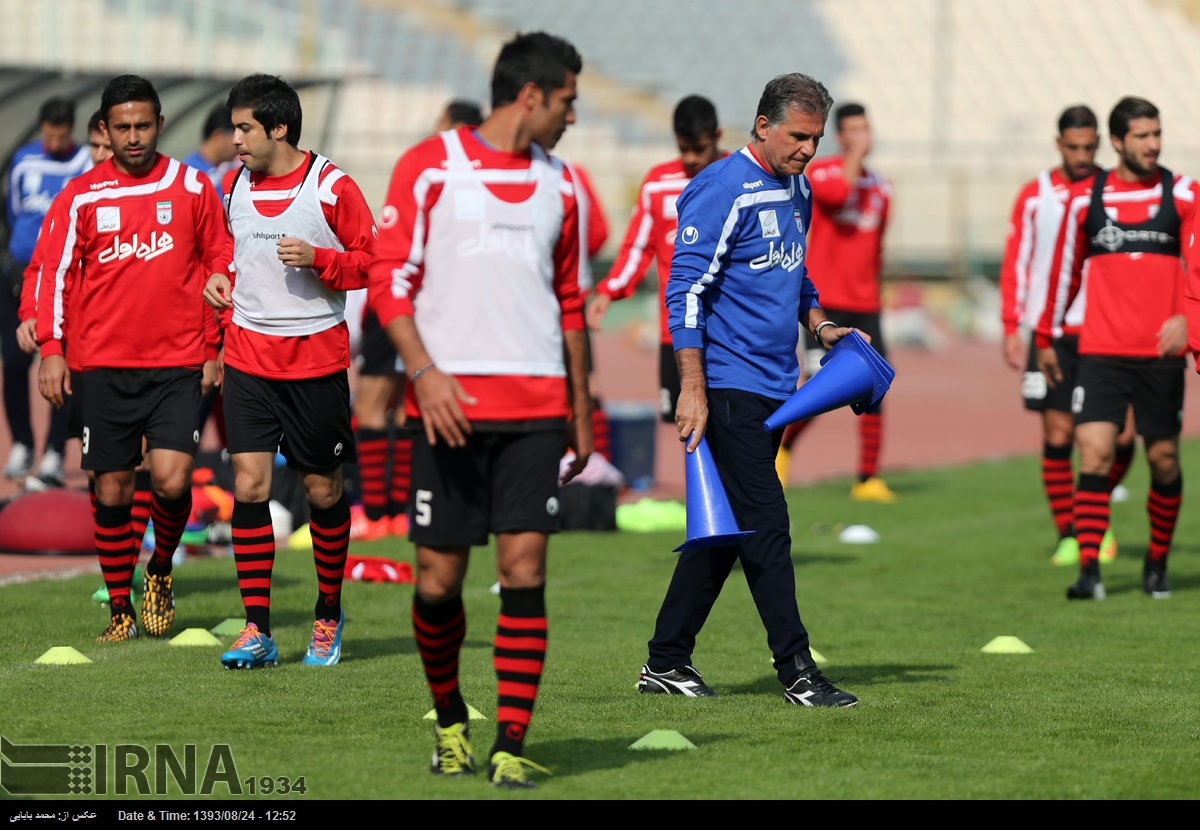 تمرین شنبه تیم ملی ( گزارش تصویری)