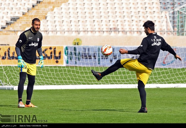 تمرین تیم ملی ایران دوشنبه(گزارش تصویری)