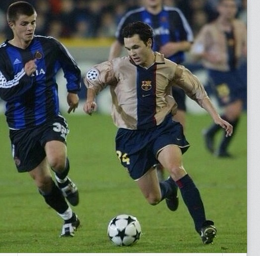 اینیستا وقتی خیلی کوچک بود(عکس)