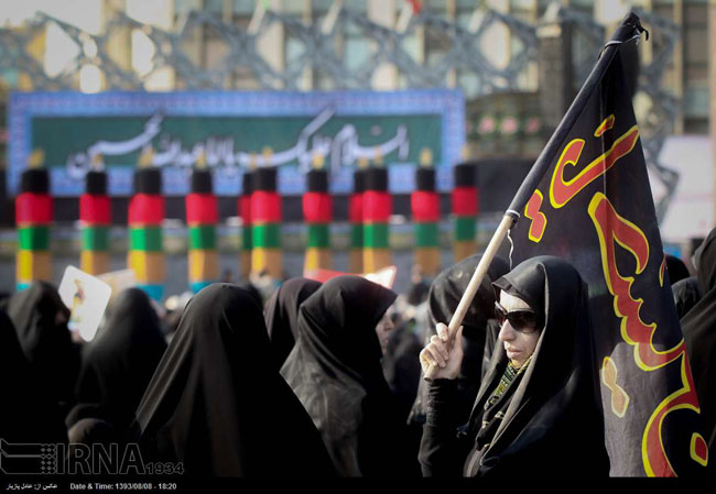 تجمع آمران به معروف و ناهیان از منکر در تهران (عکس)