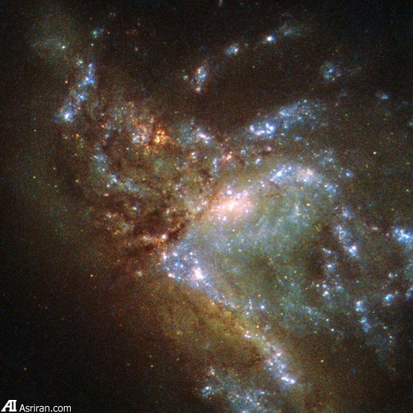 صحنه برخورد دو کهکشان چگونه به نظر می رسد؟ صحنه برخورد دو کهکشان چگونه به نظر می رسد؟