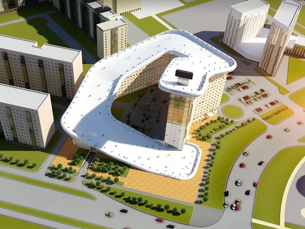 نخستین ساختمان مسکونی جهان با پیست اسکی نخستین ساختمان مسکونی جهان با پیست اسکی