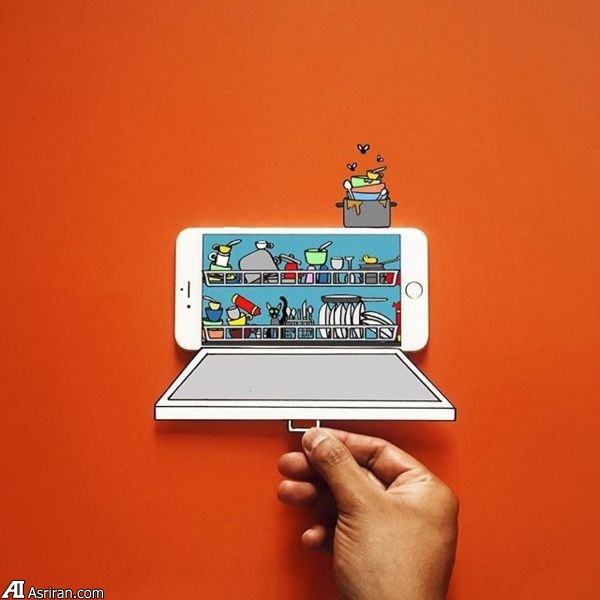 عکسهایی خلاقانه با هنرمندی آیفون! عکسهایی خلاقانه با هنرمندی آیفون!