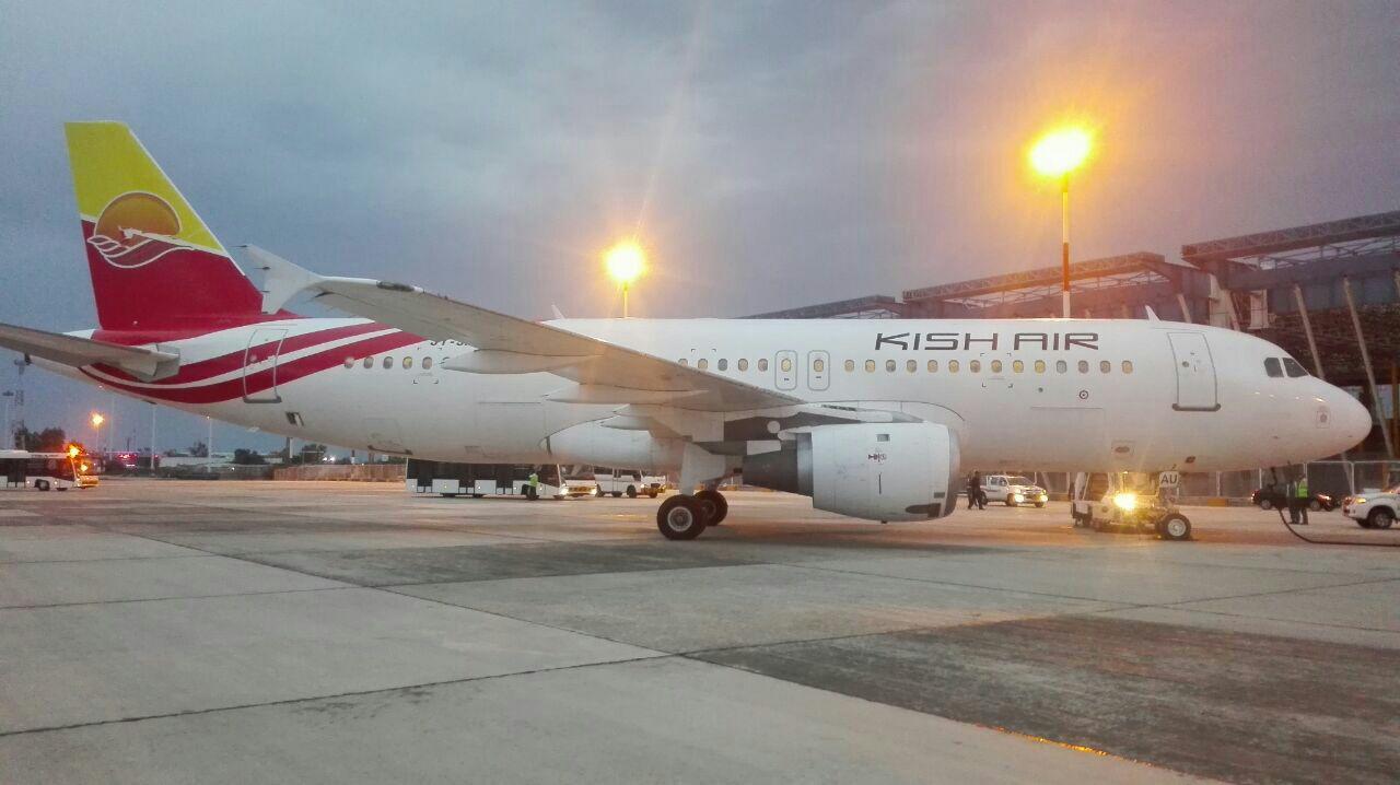 فرود اولين ايرباس ناوگان هواپيمايي كيش