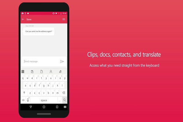 طراحی صفحه کلید اندرویدی توسط مایکروسافت طراحی صفحه کلید اندرویدی توسط مایکروسافت