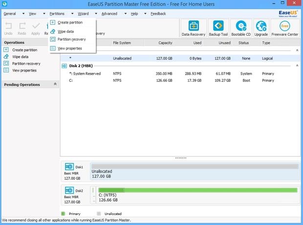 پنج ابزار رایگان مديريت پارتيشنها پنج ابزار رایگان مديريت پارتيشنها