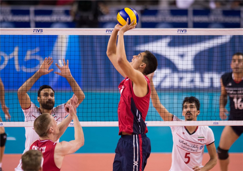 آمریکا 3 - ایران 1 / شکست والیبال ایران در اولین مسابقه لیگ جهانی!