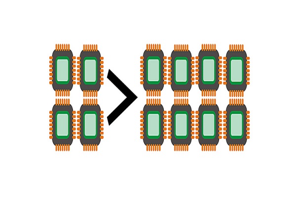 عملکرد پردازنده هشت هستهای بهتر است یا چهار هستهای؟ عملکرد پردازنده هشت هستهای بهتر است یا چهار هستهای؟