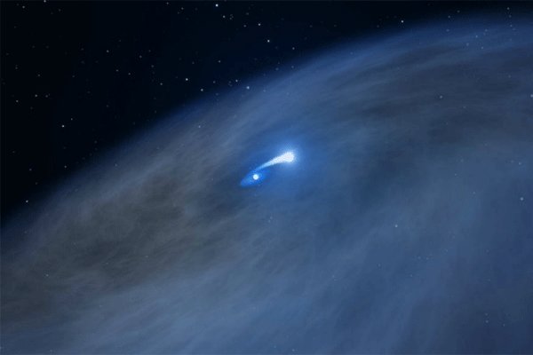 تصویر تشکیل ستاره‌ای بزرگتر از خورشید