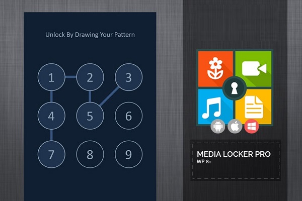 مخفی‌سازی عکس و ویدئو در ویندوزفون با Media Locker Pro