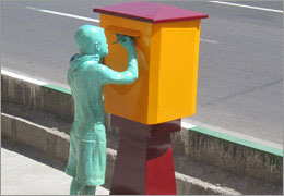 یک مجسمه دیگر در تهران ناپدید شد یک مجسمه دیگر در تهران ناپدید شد