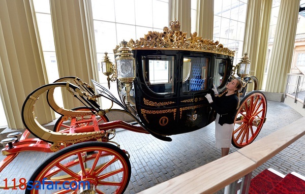 پارکینگ مخصوص کالسکه ملکه بریتانیا (عکس)