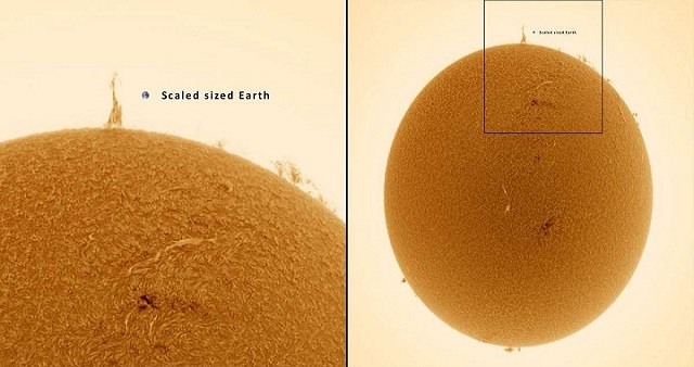 برج ایفل بر روی خورشید برج ایفل بر روی خورشید