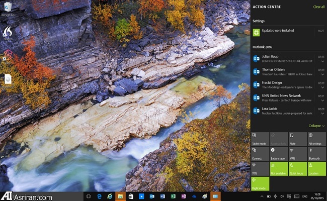 چگونگی مدیریت اعلانها در ویندوز 10 چگونگی مدیریت اعلانها در ویندوز 10