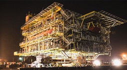 رکوردشکنی در راه‌اندازی سکوی نفتی