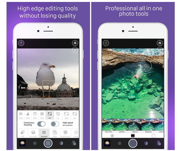 عکاسی حرفهای در آیفون با اپلیکیشن iCamera عکاسی حرفهای در آیفون با اپلیکیشن iCamera