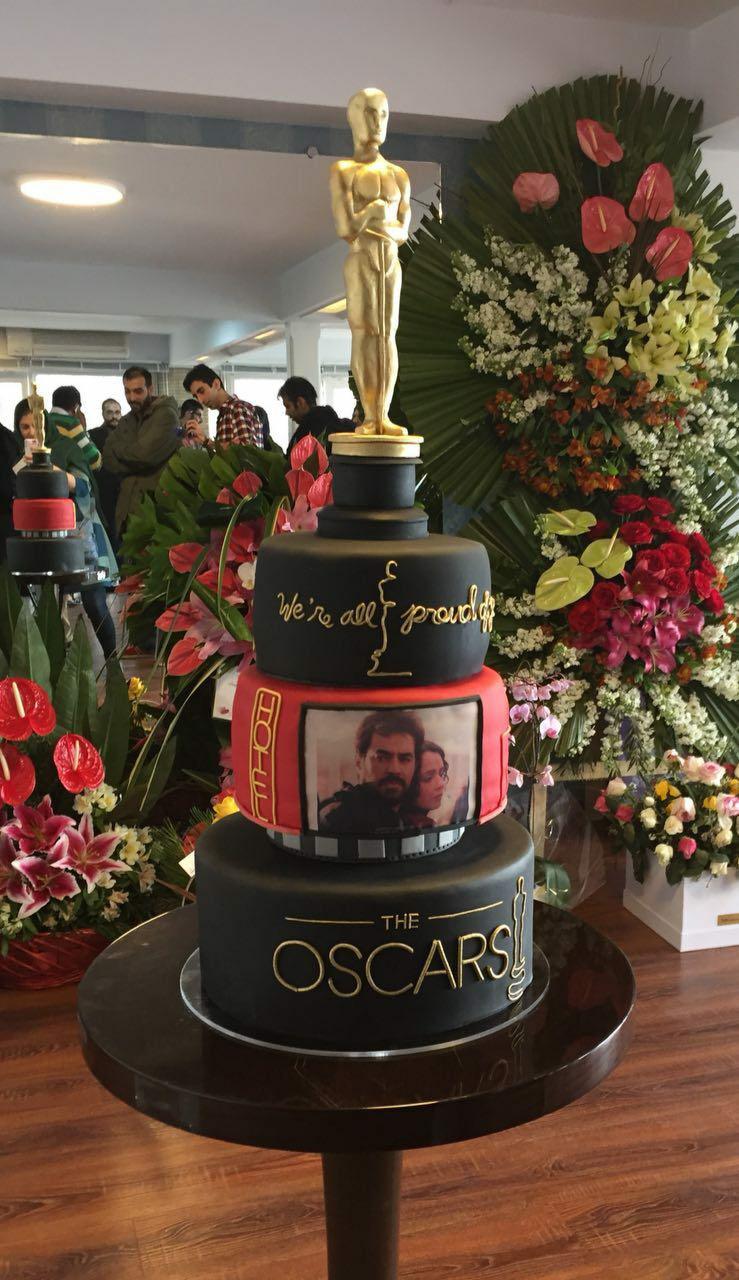 کیک متفاوت مراسم تقدیر از اصغر فرهادی (عکس)