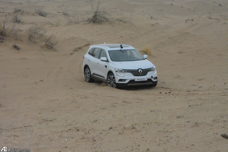 تست فنی کولئوس جدید در کویر/ شاسی بلند لوکس رنو چگونه است؟ (+عکس)